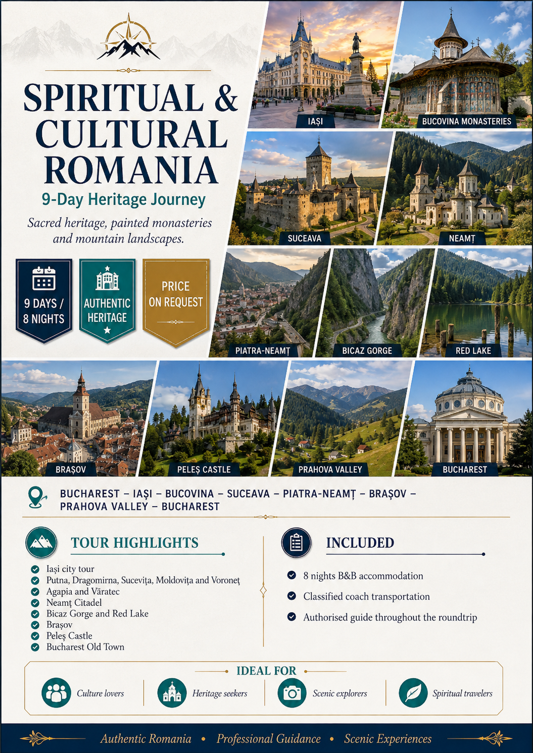 Spiritual & Cultural Romania tour program